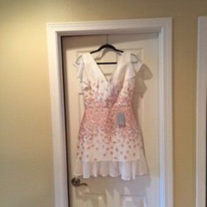 Chi Chi London Off-White Dress